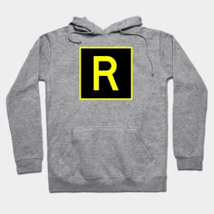 R - Romeo - FAA taxiway sign, phonetic alphabet Hoodie